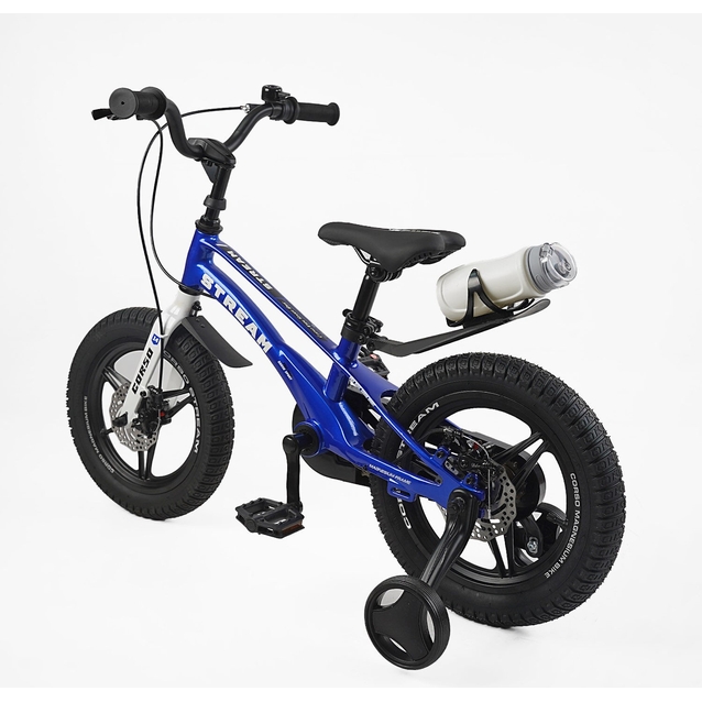 Дитячий велосипед 14 MG Corso «STREAM» SM-70411, магнієва рама, синій фото westvelo.com