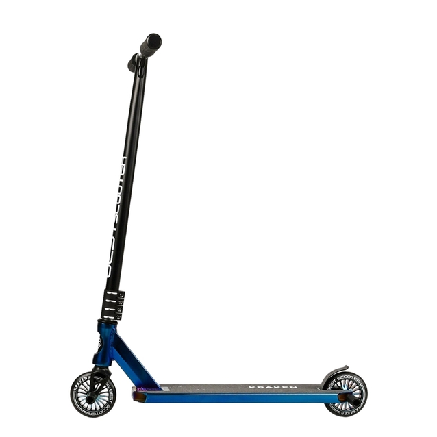 Самокат трюковий Best Scooter «KRAKEN» KR-71078 синій, HIC-система, пеги, AL диск та дека, колеса PU Ø110mm, ширина керма - 58 см фото westvelo.com