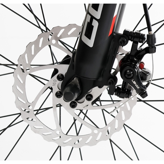 Велосипед 29 ST Corso «ALPHA» LF-29102 сталь 21", (к-т SHIMANO) чорний фото westvelo.com