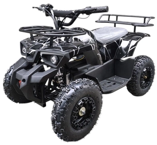 Електроквадроцикл Corso з захистом, «BILLGERY» BLG-915855 двигун 1000W, акумулятор 48V12Ah свинцево-кислотний, чорний