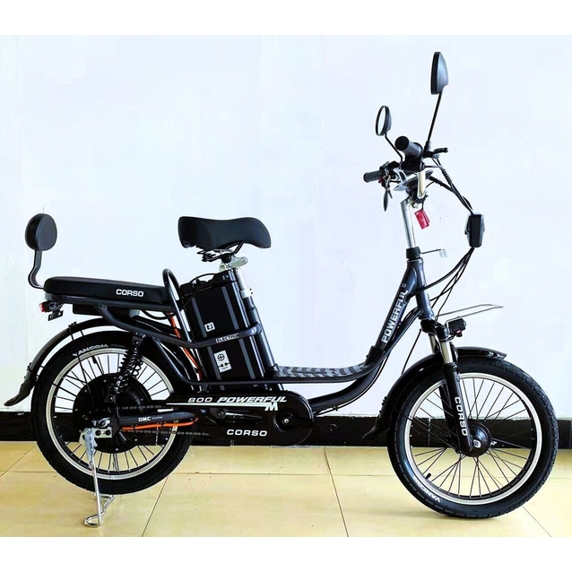 Електровелосипед 20 AL Corso «POWERFULL»  FW-32611, алюміній, двигун 800W, акумулятор 60V21Ah літієвий, темно сірий фото westvelo.com