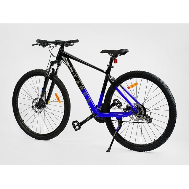 Велосипед 29 AL Corso «ANTARES» AR-29103 алюміній 19", (к-т SHIMANO) чорно-синій фото westvelo.com