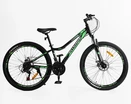 Велосипед 26 ST Corso «INTENSE» NT-26717 сталь 13", (к-т Saiguan) чорно-салатовий фото westvelo.com