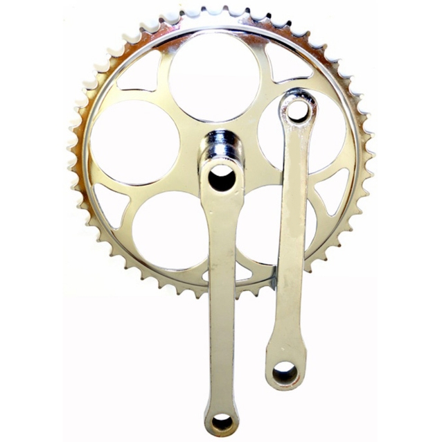 Система шатунів "28" 46Т, під клин, Україна сталева нікель L-170мм. фото westvelo.com