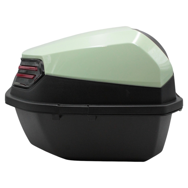Кофр (багажник) для мотоцикла задній ROBIK 48 (390х390х290) 48L "JSBM" глянцевий, м'ятний фото westvelo.com