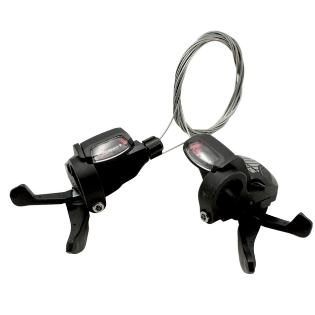 Манетки 3+8 шв.(пів автомат) SUNRUN SL-KD-35 фото westvelo.com