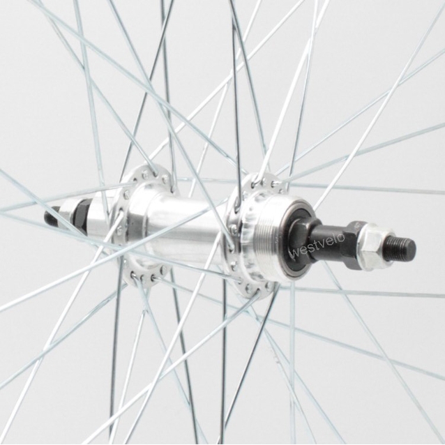 Колесо 28-29 зад, обід AL 1-ний сірий, втулка AL. на промах фото westvelo.com