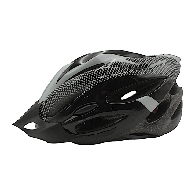 Вело шолом "TK Sport" 073 (56 см) з мигалкою, чорно-білий фото westvelo.com