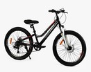 Велосипед 24 AL Corso «OPTIMA» TM-24114-1 алюміній 11", (к-т SHIMANO) чорно-білий фото westvelo.com