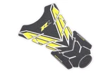 Наклейка захисна на бак паливний "’RACING", жовто-чорна фото westvelo.com