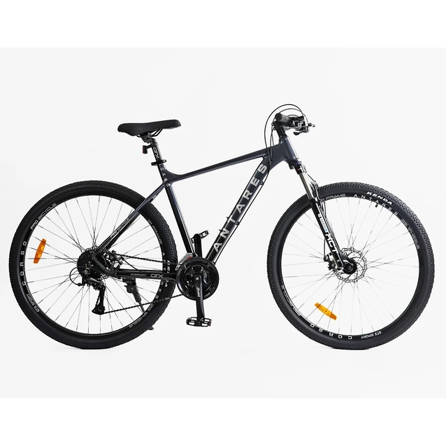 Велосипед 29 AL Corso «ANTARES» AR-29707 алюміній 21", (к-т SHIMANO) графітовий фото westvelo.com