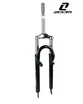Вилка 26 аморт. різьб. ZOOM V-brake + disk шток L-200mm р.з L-100mm чорна фото westvelo.com
