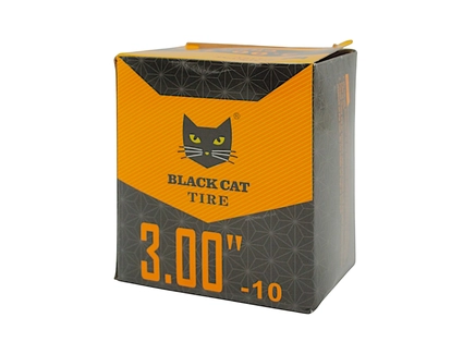 Камера "10" 3.00-10 BLACK CAT кривий ніпель TR-87