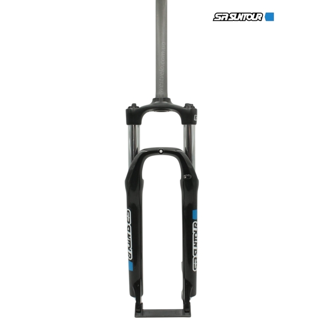 Вилка 26 аморт. безрізьб. SR SUNTOUR (XCE28) Ø28.6mm (1-1/8") disk. AL. шток L-255mm. хід:100мм фото westvelo.com