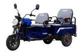Трицикл РОЗІБРАНИЙ вантажний Corso «HARDY-L» HL-890667, двигун 1200W, акум 72V 36Ah літій-залізо-фосфатний, синій 4 МІСЦЯ+1 ящик. акум, колеса 12" фото westvelo.com