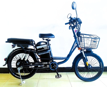 Електровелосипед 22 ST Corso «SHADOW PRO» SH-42173 сталь, двигун 800W, акумулятор 48V20Ah літієвий, темно сірий