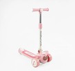 Самокат 5в1 Skyper RT-10247, колеса PU125х40мм зі світлом, укр озвучування та підсвічування платформи, біло-рожевий фото westvelo.com