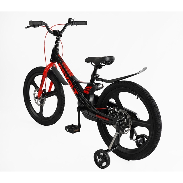 Дитячий велосипед 20 MG Corso «REVOLT» MG-20507 магнієва рама, чорно-червоний фото westvelo.com