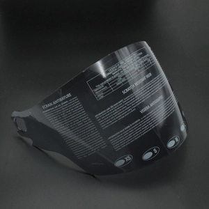 Скло мото шолома закритого "VLAND" ТАЙВАНЬ «370» тонований