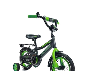 Дитячий велосипед 12 Crosser «ROCKY» 012 чорно-салатовий (+кошик сітка малий) []
