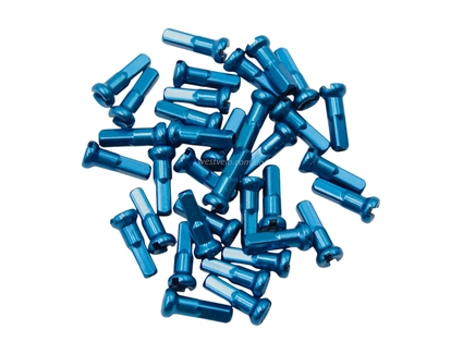 Головка (ніпель) NIPPLE, на Ø2мм спицю, алюміній, синій, 14G (Germany)