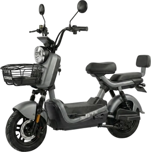 Електроскутер Corso «RAVEN» RN-126640 двигун 800W, акумулятор 60V 20Ah графеновий, сірий, колеса 10" + 1 ящик. акум