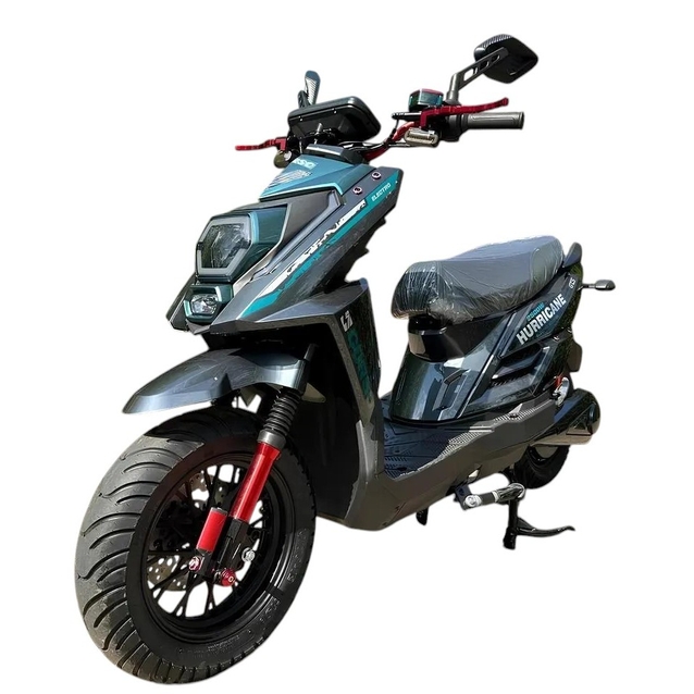Електроскутер Corso «HURRICANE» HR-246188, двигун 2500W, акумулятор 72V 40Ah літій-залізо-фосфатний, зелений, колеса 10" фото westvelo.com