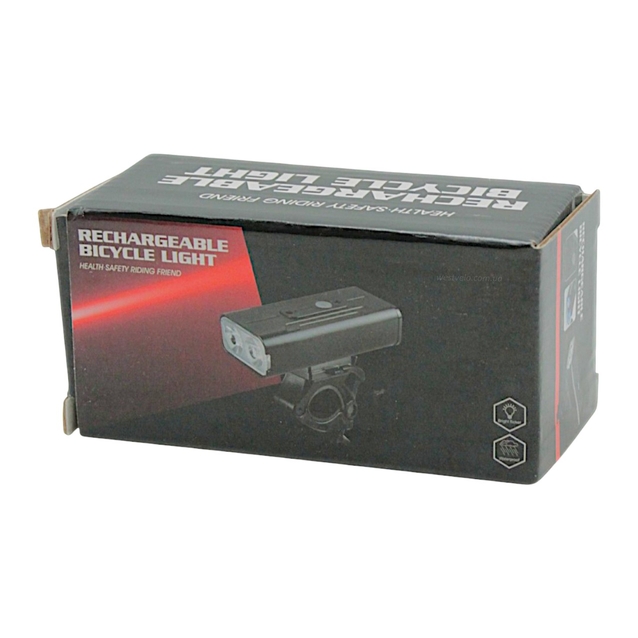 Фара Power Bank BK 043 LED (2х18650) (6 functions ) індикатор заряду фото westvelo.com