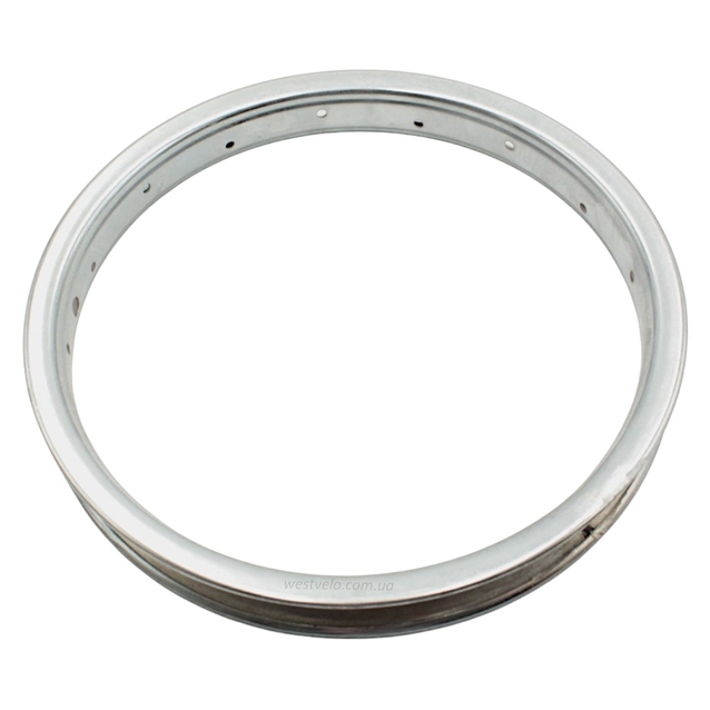 Обід 14 сталевий нікель 16 спиць фото westvelo.com