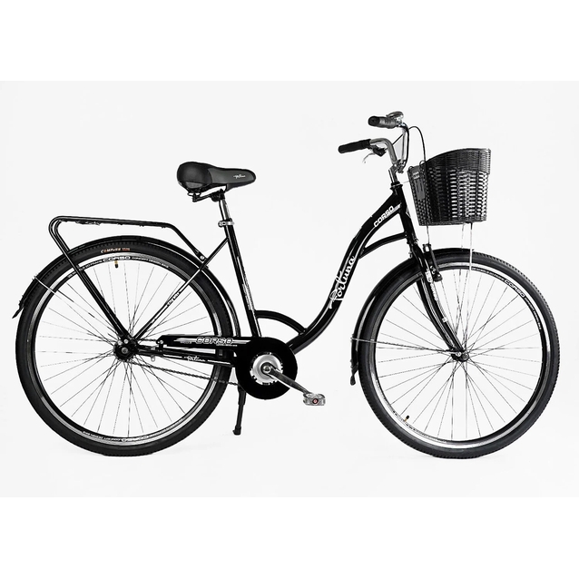 Міський велосипед 28 ST Corso «FORTUNA» FR-28175 сталь 20", чорний (+к/к/б) фото westvelo.com