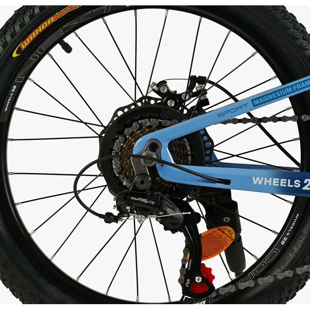 Велосипед 20 MG Corso «NEXT» NX-20110 магній 11.5", (к-т SHIMANO) блакитно-синій фото westvelo.com
