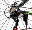 Велосипед 29 AL Corso «DARK-X» DX-29904 алюміній 17", (к-т SHIMANO) графітово-салатовий фото westvelo.com