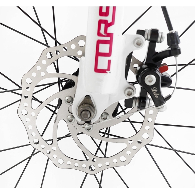 Велосипед 20 MG Corso «CAMARO» CM-61574 магній 11", (к-т SHIMANO) рожево-білий фото westvelo.com