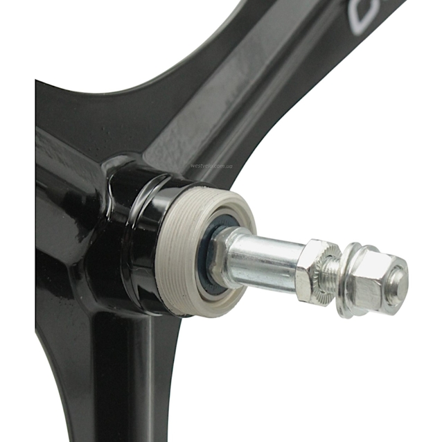 Колеса 26 перед+зад, обода ЛИТІ чорні Corso, втулка на промах, диск 6 болтів фото westvelo.com