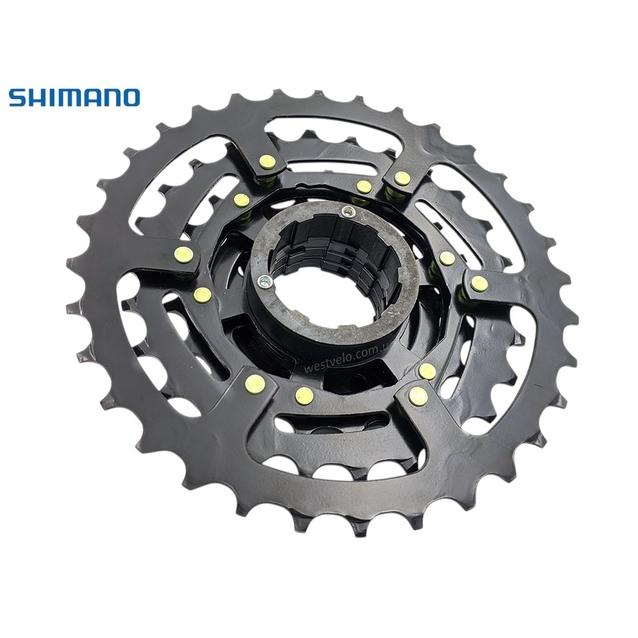 Касета 7 швидкостей SHIMANO HG-200 чорна (12-32T) фото westvelo.com