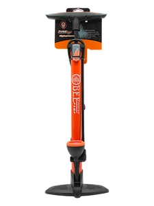Насос авто з манометром BEE pump (ZF-030) алюміній помаранчевий, 2-ний наконечник (AV/FV)