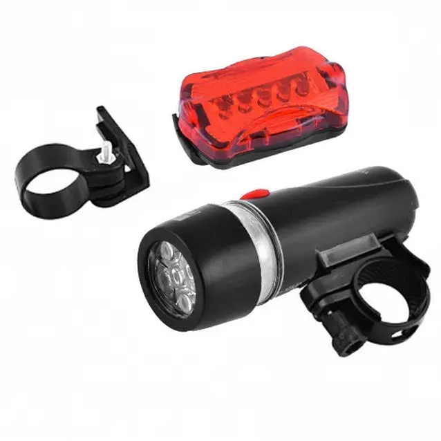 Фара + мигалка FY-812 діодні, на батарейках фото westvelo.com