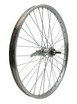 Колесо 24. зад, обід нікель, спиця 2мм, вт. Falcon + к-т фото westvelo.com