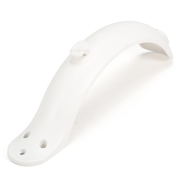 Крило заднє «XIAOMI» M365, на 3 болти (кріплення зверху), біле, для електросамоката фото westvelo.com