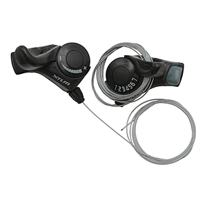 Манетки 3+7 шв.(пів автомат) XTLM (під шимано)