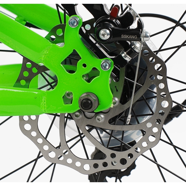 Велосипед 24 ST Corso «PRIMARY» PR-24915 сталь 11", (к-т Saiguan) салатовий фото westvelo.com