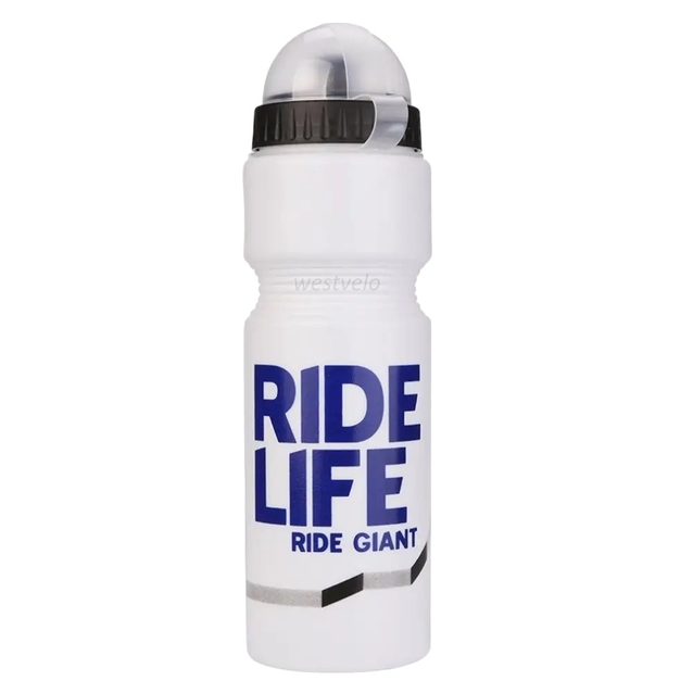 Фляга Ride Life GIANT 650ml пластмасова біло-синя фото westvelo.com