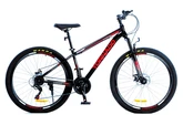 Велосипед 27.5 ST Corso «TORNADO» TR-27016 сталь 15,5", (к-т SHIMANO) чорно-червоний фото westvelo.com