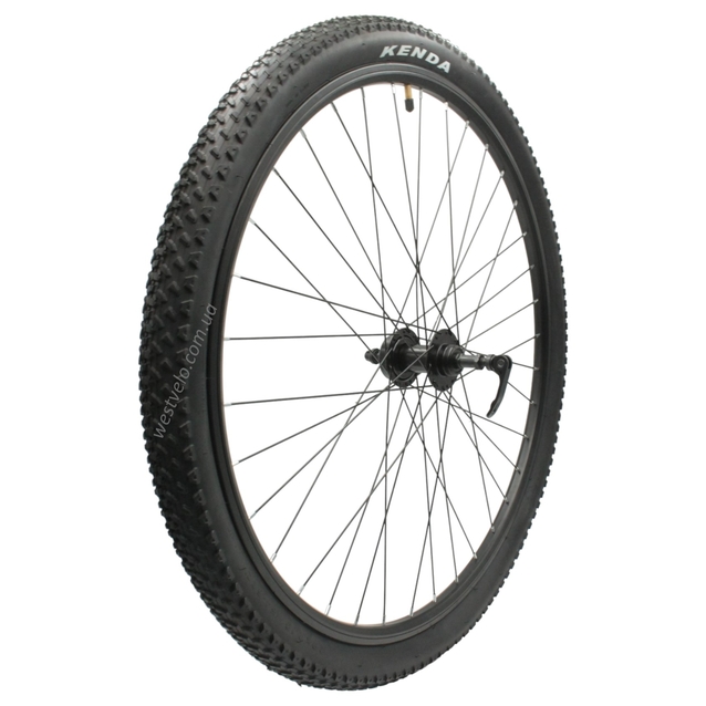 Колеса 28-29 перед+зад, обід 2-ний чорний, дисковий, втулка ST. на віночках, диск 6 болтів,ексцен+камери і покришки фото westvelo.com