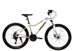 Велосипед 26 AL Corso «INTEGRA» NG-26770 алюміній 15", (к-т SHIMANO) біло-золотий фото westvelo.com