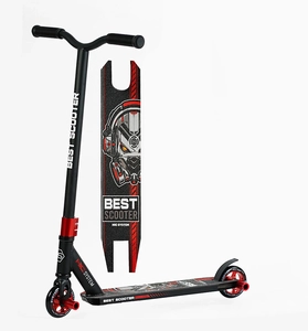 Самокат трюковий Best Scooter BS-18109 + пеги, червоний