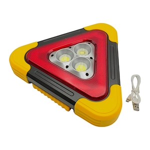 Ліхтар світлодіодний акумуляторний OR-7709, 4 режими, USB сонячна батарея (знак аварійної зупинки)