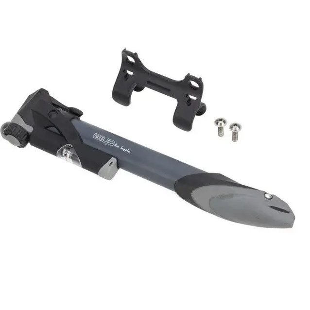 Насос вело з манометром + кріплення GIYO Тайвань (AV/FV) фото westvelo.com