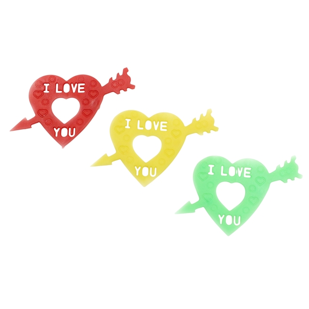 Пластмасові сердечка на спиці великі (різні кольори) фото westvelo.com