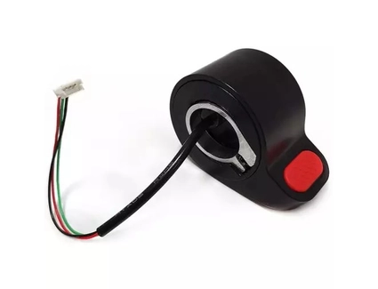Ручка (кнопка) газу червона, для електросамоката (Xiaomi M365/PRO/PRO2) (ORIGINAL) (3 pin)